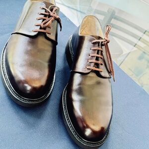 Fenestrier for Barney's New York Brown Dress Shoe